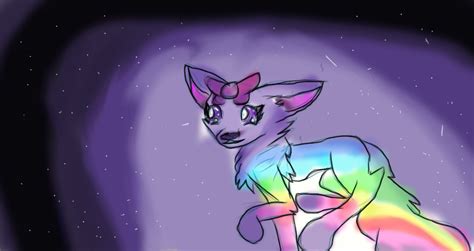 Rainbow Fox By Echalic On Deviantart