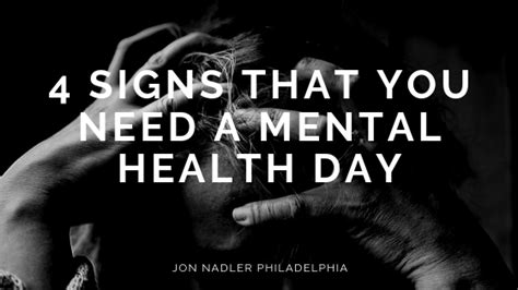4 Signs That You Need A Mental Health Day Thrive Global