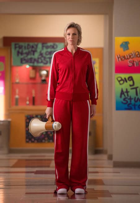 Image Glee Puppet Master Sue Red Tracksuit Glee Tv Show Wiki