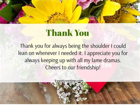Best Thank You Quotes And Messages For Friends