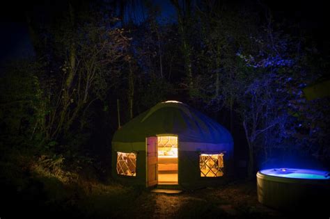 Glamping Wales With Hot Tub The Yurt Hideaway Carmarthenshire