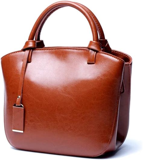 Jl Group Genuine Leather Tote Shoulder Bag For Women