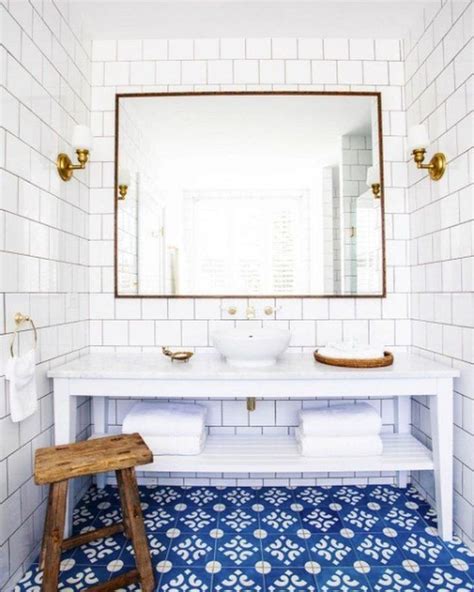 Nice Blue Color Bathroom Decor Ideas Sweetyhomee Blue Bathroom Tile