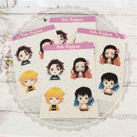 Demon Slayer Kimetsu No Yaiba Sticker Sheet