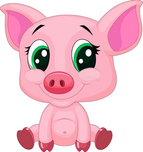 Seo concept on a shirt. Cute baby pig cartoon stock vector. Illustration of pork - 34605655