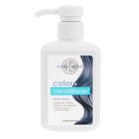 Keracolor Clenditioner Colour Shampoo Silver Blue 355ml