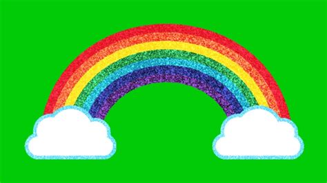Rainbow Stickers And Wishes Green Screen Effects Video Youtube