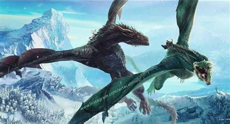 Drogon And Daenerys With Rhaegal And Jon Snow Game Of Thrones
