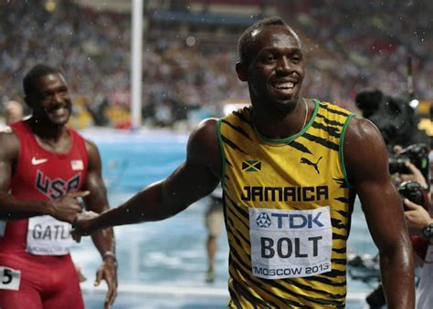 Miley Cyrus Eyebrows Usain Bolt Wins Meter Again In Seconds