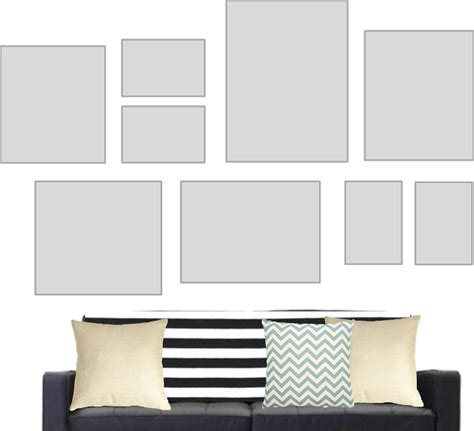 Cup Half Full: Gallery Wall Layout | Gallery wall couch, Gallery wall layout, Picture gallery wall