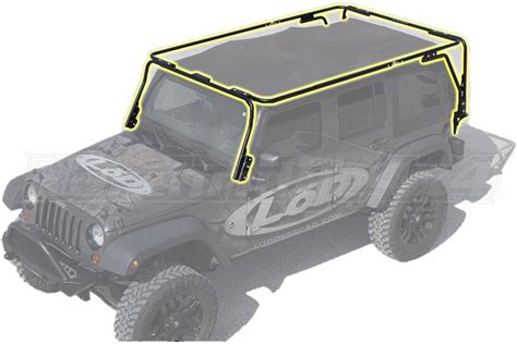 Jeep Jk 4dr Lod Destroyer Series Base Roof Rack Jeep Unlimited