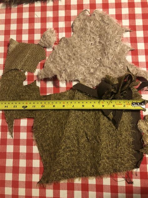 Mohair Bear Making Fabric Scrap Ebay