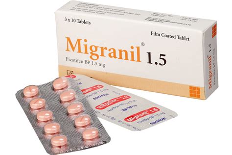 How To Get Migranil Pizotifen Malate Anti Migraine Preparations Cns