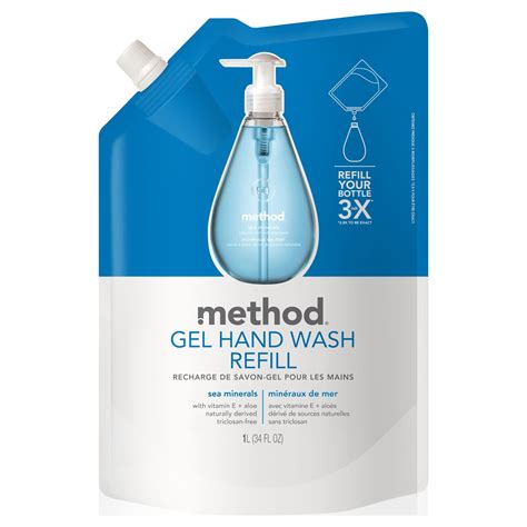Method Gel Hand Soap Refill Sea Minerals 34 Ounce