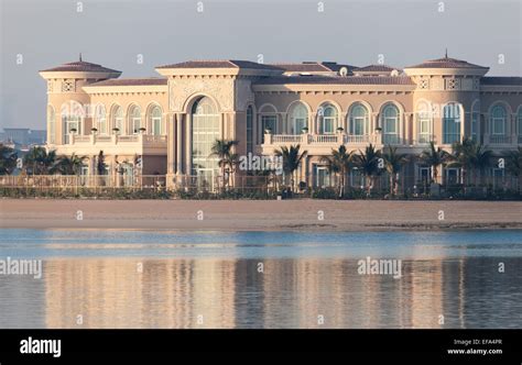 Luxury Villa At The Palm Jumeirah Dubai United Arab Emirates Stock