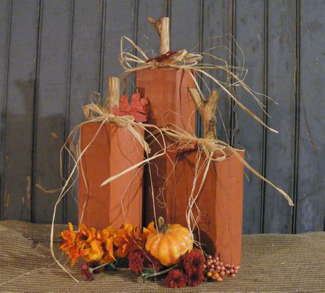 Rustic Wooden Pumpkins Pumpkin Decor Rustic Thanksgiving | Etsy | Rustic halloween decor, Rustic ...