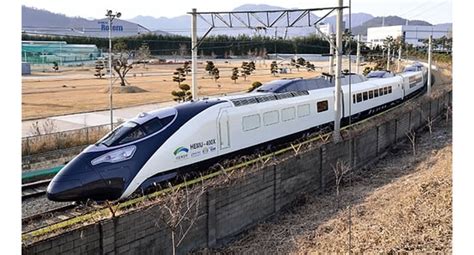 South Korea Unveils Next Generation Bullet Train With A Maximum Speed
