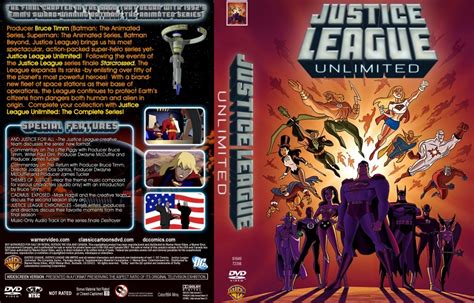 Justice League Unlimited The Complete Series Tv Dvd Custom Covers