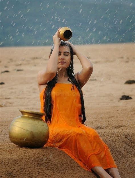Archana Hot Bath Scene Stills In Yellow Wet Dress Photos Film Actress