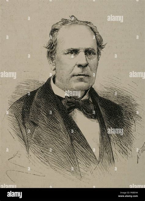 Gabriel Lacayo Aguero 1817 1886 Nicaraguan Politician Engraving By