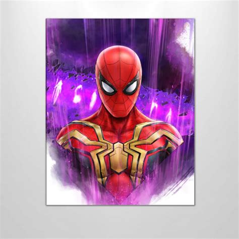 The Iron Spider Marvel Spider Man Legacy Portrait Art Print