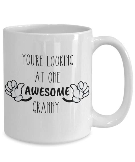 Awesome Granny Mug Best Granny Ts Coffee Cup For Granny Etsy