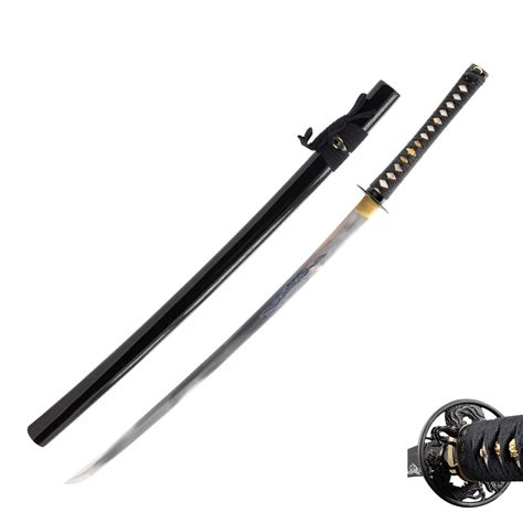 Buy Functional Japanese Dragon Samurai Katana Fully Hand Forged 1095