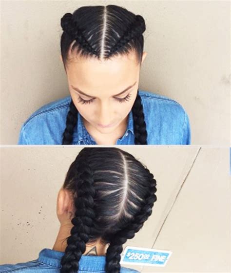 We'll show you how to wear this awesome hairstyle and what kinds of braids you can opt for. 2 Goddess Braids to the Side | New Natural Hairstyles