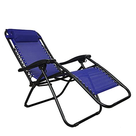 Set of 2 metal blue zero gravity chairs patio beach camping folding recliner chair with cup holder and phone holder. Anti Gravity Chair 0 Comfortable Wide Recliner Oversized Wider Patio Pool Deck | eBay