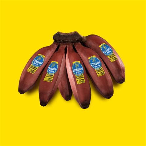 Bananas Chiquita Rojas Más Cortas Saludables Fruta Fresca Chiquita