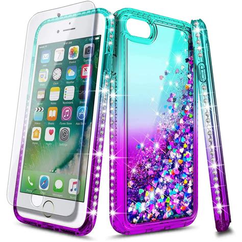 Iphone Se 2020 Case Iphone 8 7 6s 6 Case With Tempered Glass Screen