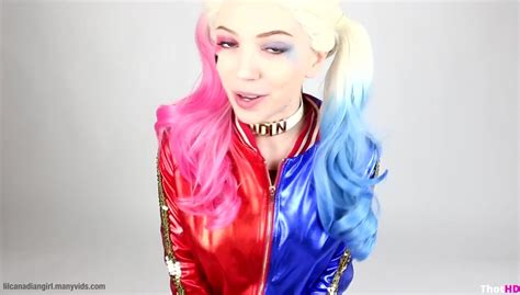 Lilcanadiangirl Harley Quinns Creampie Cosplay Suck Dildo Masturbate