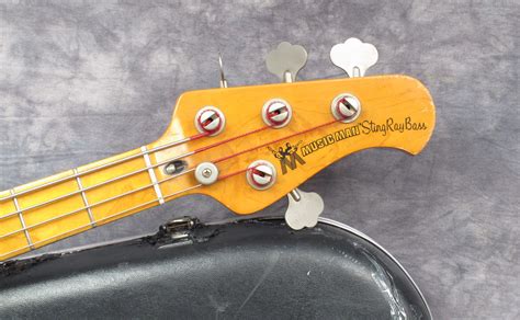 Music Man Stingray 1977 Sunburst Bass For Sale Andy Baxter Bass