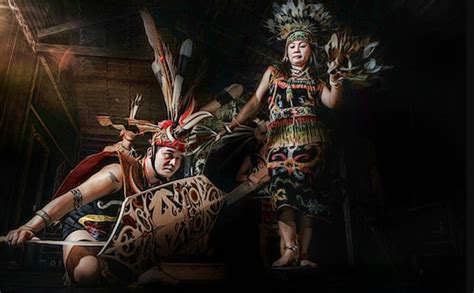 Dayak People Of Borneo