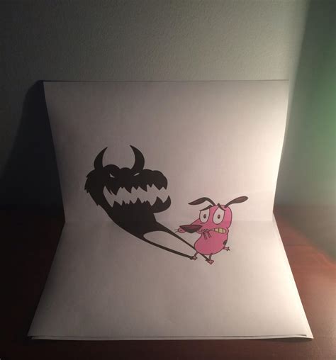 Courage The Cowardly Dog And Shadow By 4and4 On Deviantart