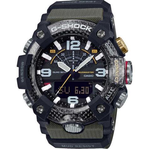 Casio G Shock Mens Mudmaster Carbon Core Fitness Step Tracker