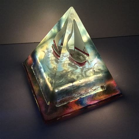 Not sure why it would be relevant, but definitely seems a little too specific it is interesting. Ocean Themed Resin Pyramid Night Light #1 • My Drawing Room