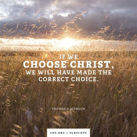 Choose Christ