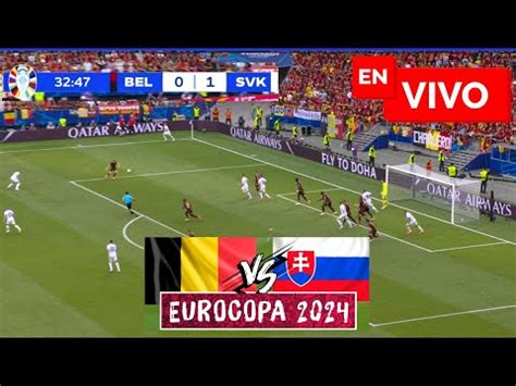 Resumen Bélgica vs Eslovaquia 0 1 por la fecha 1 del Grupo E de la