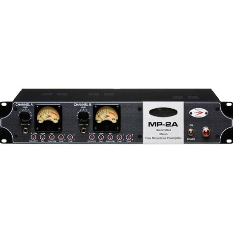 A Designs Mp 2a Stereo Tube Microphone Preamplifier And Di Mp2a