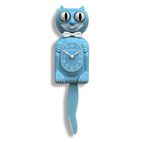 Kitty Cat Baby Blue 125 Blue Clocks Kit Cat Clock Cat Clock