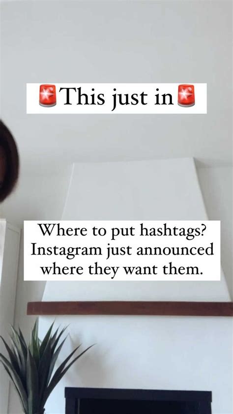 An Instagram Ad With The Captionthis Just In Where To Put Hashs