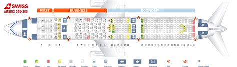 Seat Map And Seating Chart Airbus A330 300 Swiss Seating Plan Virgin