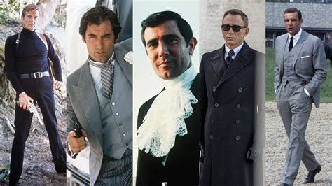 best dressed james bond actors in 007 history british gq