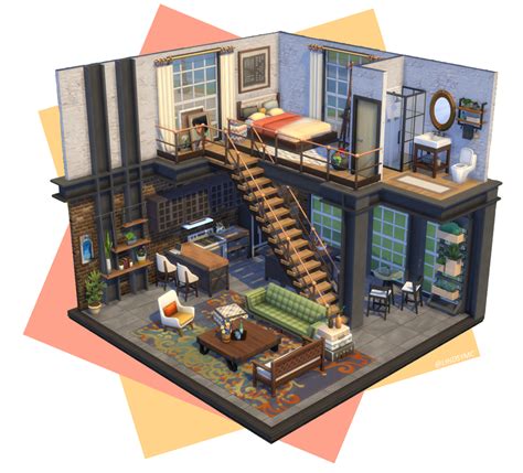 First Try At A Loft Style Dollhouse Build Thesims In 2022 Sims 4