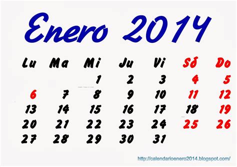 Calendario 2014 Gratis En Formato Word Pdf Excel Calendario Para
