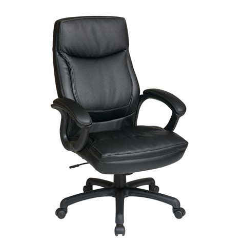 Genuine leather office chairs offer an unbeatable combination of looks, comfort and professionalism while remaining durable enough to stand up ergonomic leather office chairs. Executive High Back Bonded Leather Chair