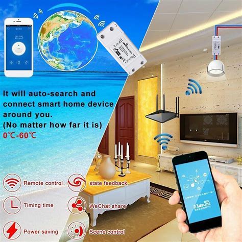 Smart Home Wifi Wireless Switch Remote Control Auto Relay Module For