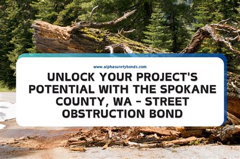Unlock Your Project's Potential with the Spokane County, WA - Street
