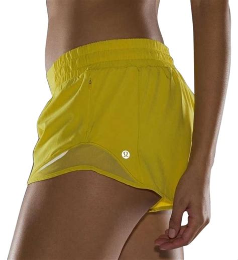 Lululemon Yellow Hotty Hot Running Soleil Lined With 2 5 Insea